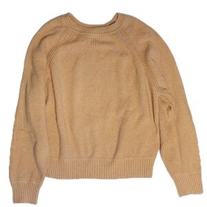 Womens Sweater -M Tan/Camel